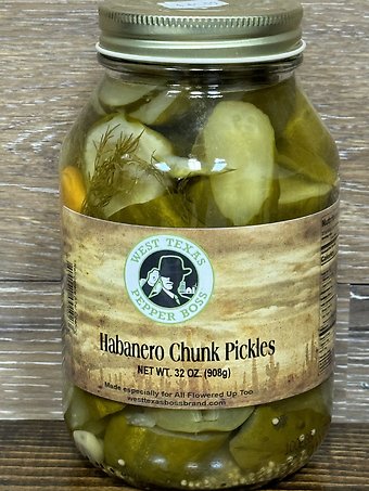Habanero Chunk Pickles
