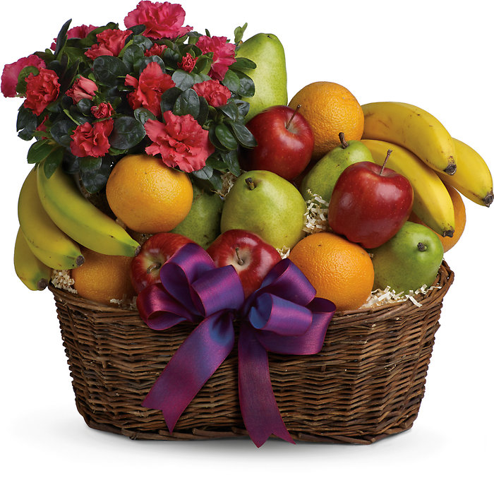 Fruits and Blooms Basket