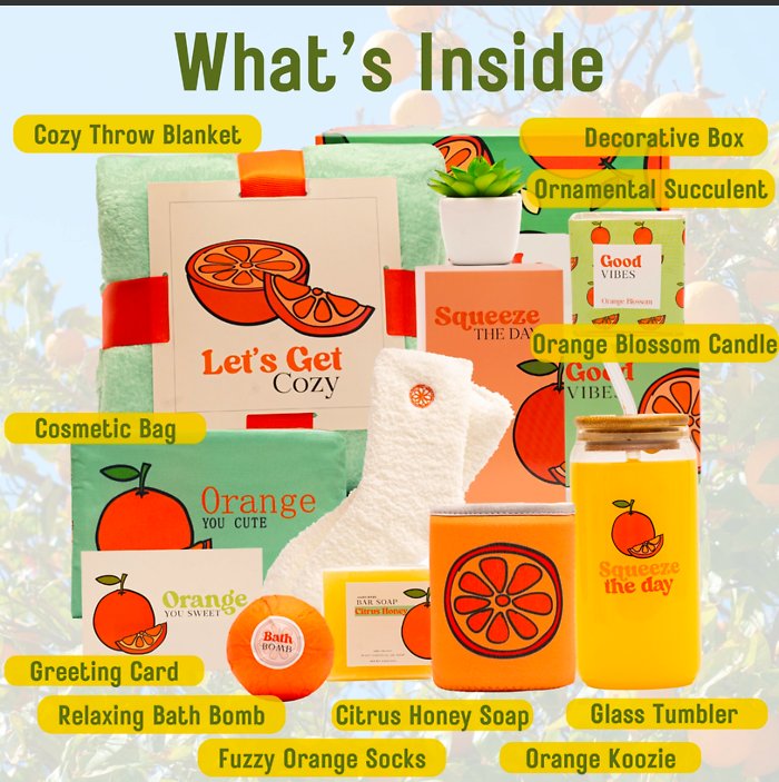 Hello Sunshine Orange gift set