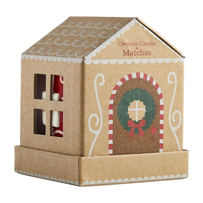 TIS\' THE SEASON CHRISTMAS CANDLE W MATCHES