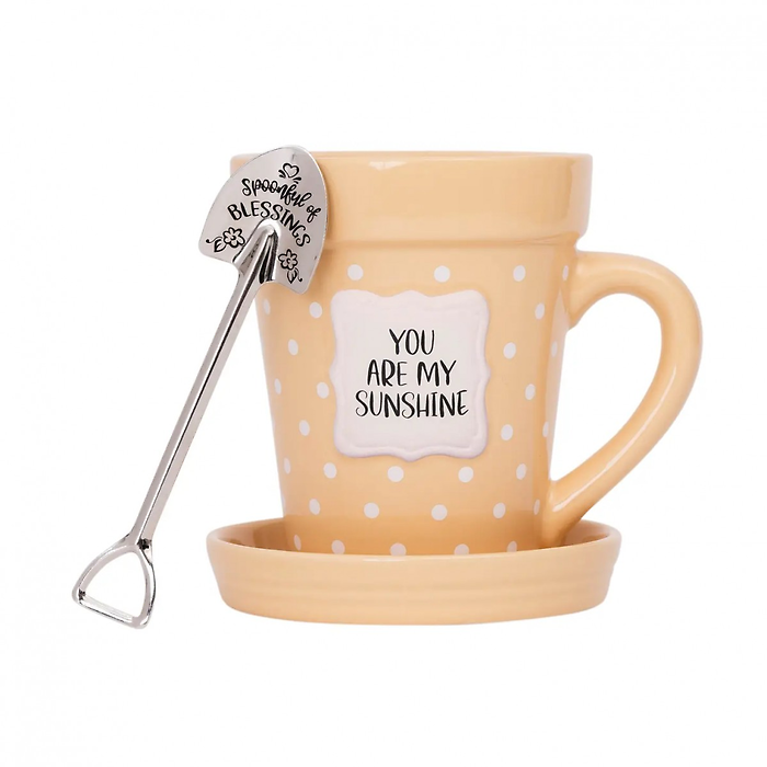 Flower Pot Mug You are my sunshine