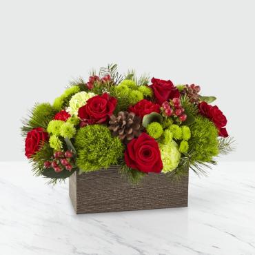 The FTD Christmas Cabin Bouquet