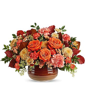 Telefloras Rustic Ember Centerpiece