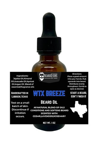WTX Breeze Beard Oil (1 Oz)