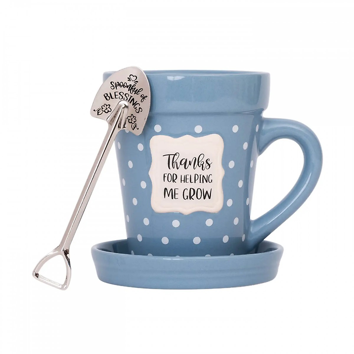 Flower Pot Mug Helping Me Grow