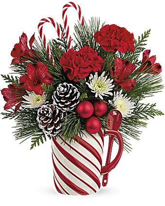 Send a Hug Sweet Stripes Bouquet