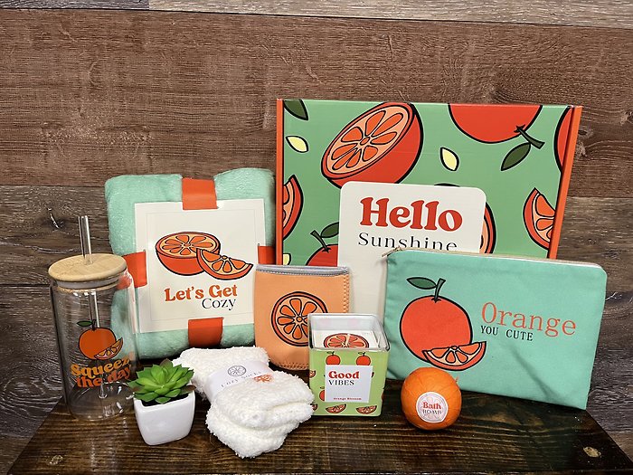 Hello Sunshine Orange gift set