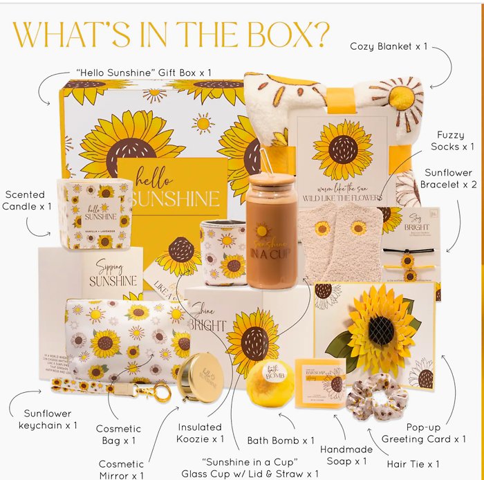 Hello Sunshine Yellow Gift Set