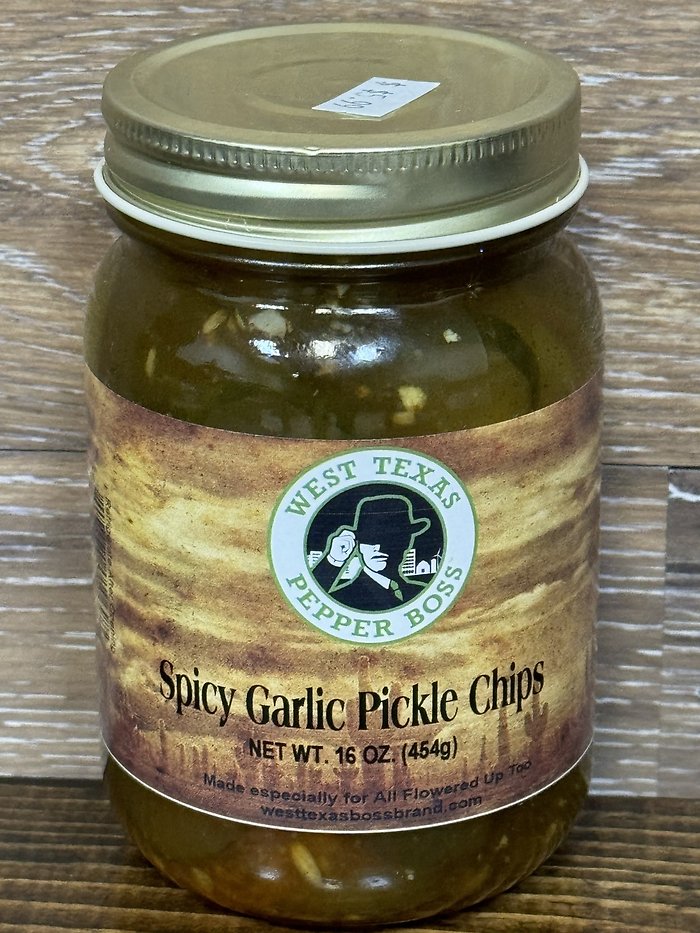 Spicy Garlic Dill Pickle Chips 16 Oz