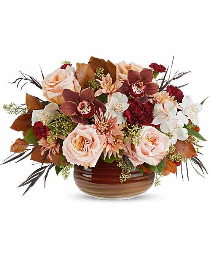 Telefloras Sunset Stone Centerpiece