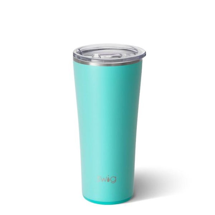 Matte Aqua Blue Tumbler (22oz)