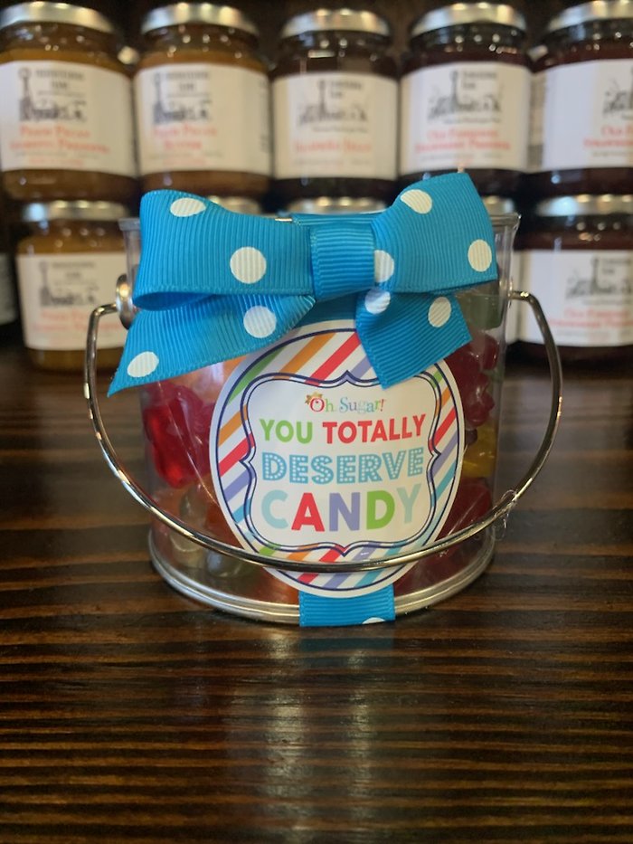 Oh Sugar! Bright Stripe Asst. Gummy Pint Jars