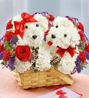 A Dog Able Flower Arrangements Get Adorable Animal Shaped