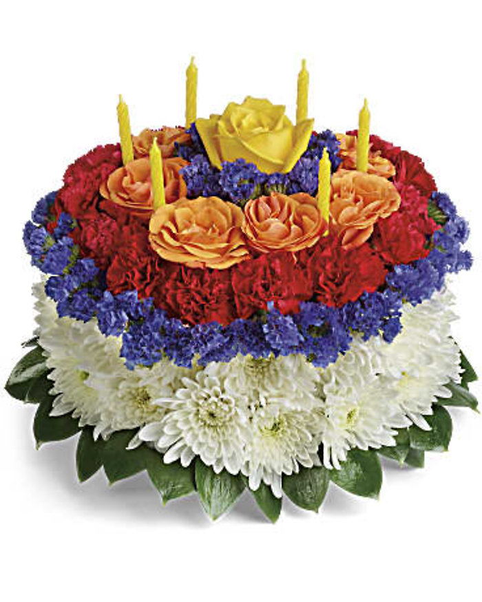 Your Wish Is Granted Birthday Cake Bouquet