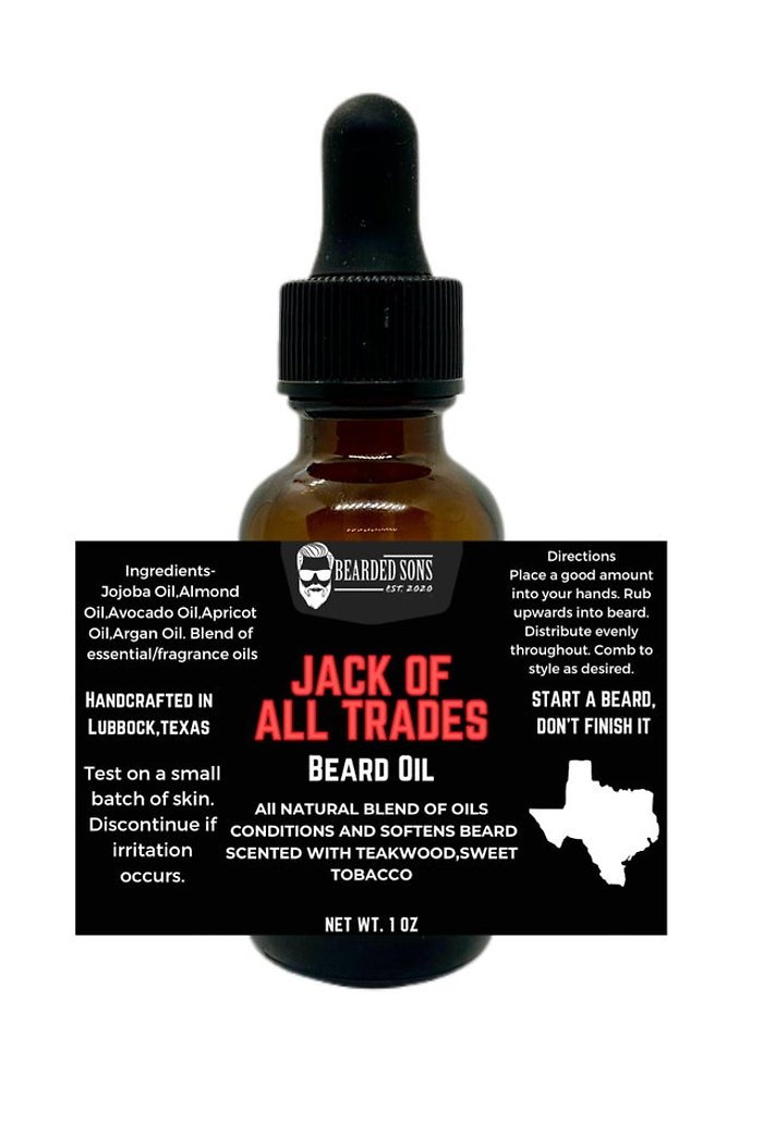 Jack of All Trades Beard Oil (1 Oz)