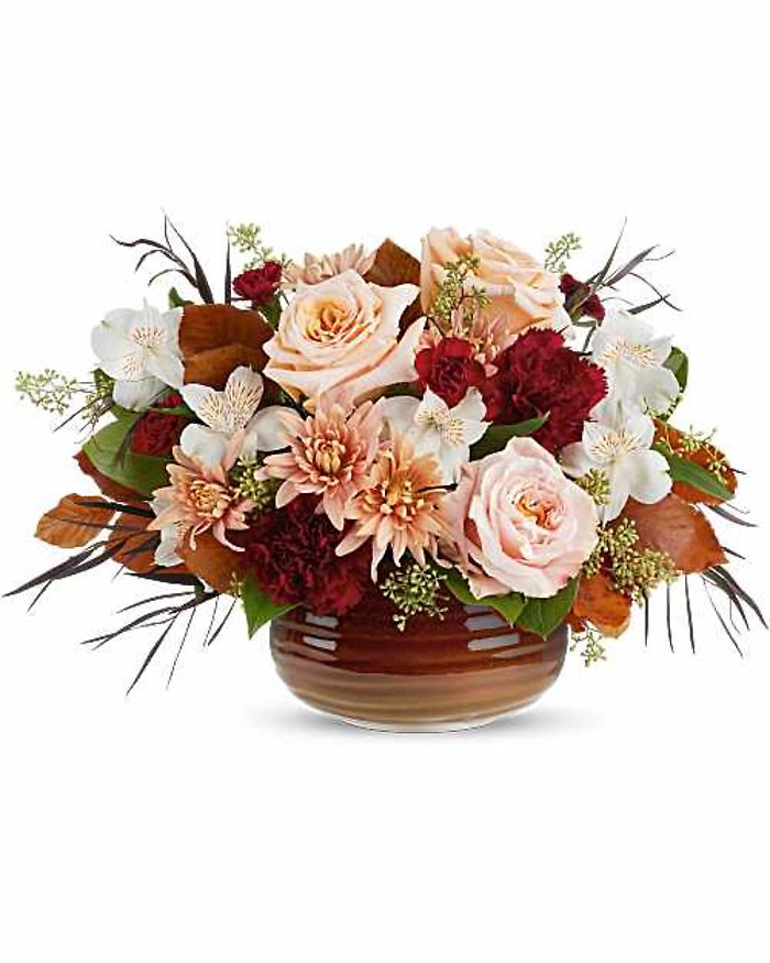 Telefloras Sunset Stone Centerpiece