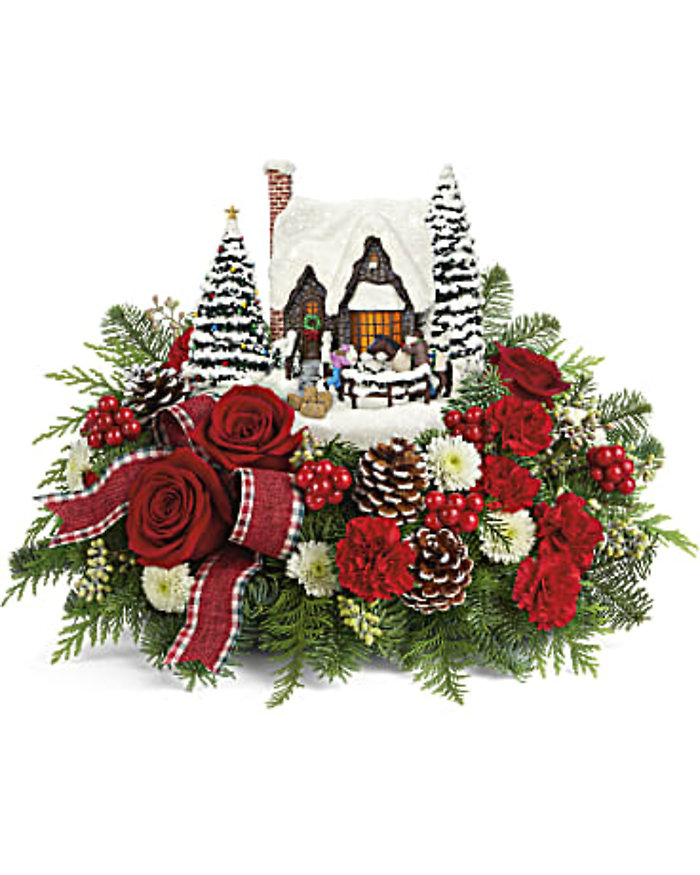 Thomas Kinkade\'s Warm Winter Wishes Bouquet