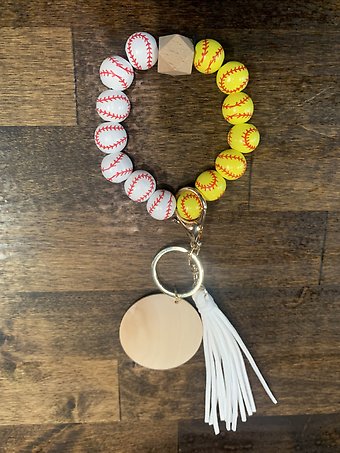 Baseball/Softball Keychain combo