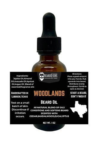 Woodlands Beard Oil (1 Oz)