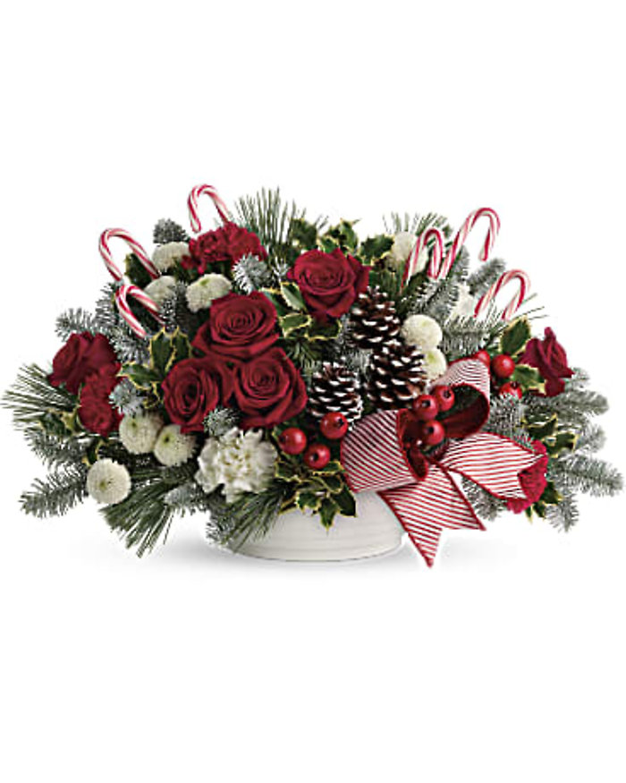 Jolly Candy Cane Bouquet