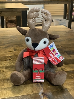 Reindeer Plush w/ Candy