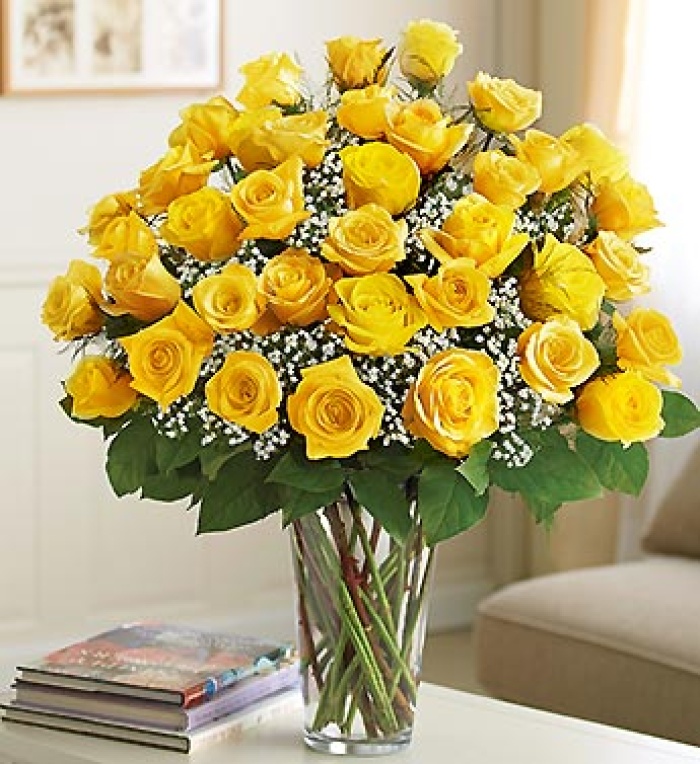 Ultimate Elegance Long Stem Yellow Roses