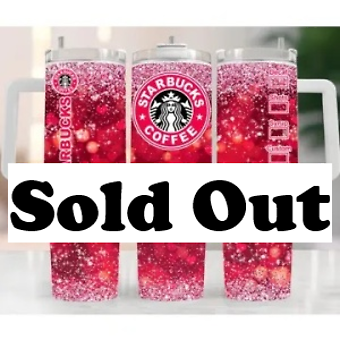 40 Oz Starbucks Tumbler and Tumbler Bouquet