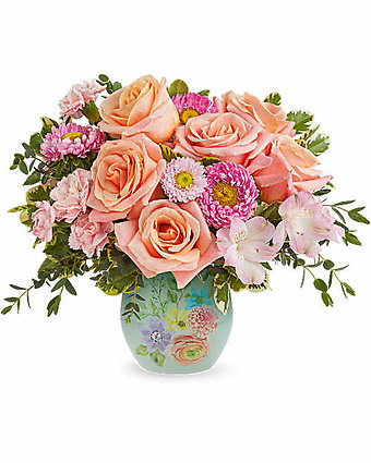 Telefloras Watercolor Garden Bouquet