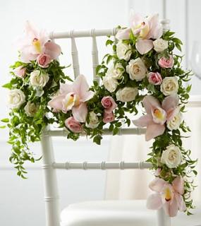 The Orchid Rose&trade; Chair D&eacute;cor