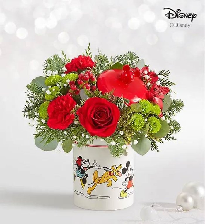 Disney Mickey Mouse & Friends Holiday Cookie Jar