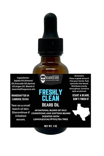 Freshly Clean Beard Oil (1 Oz)