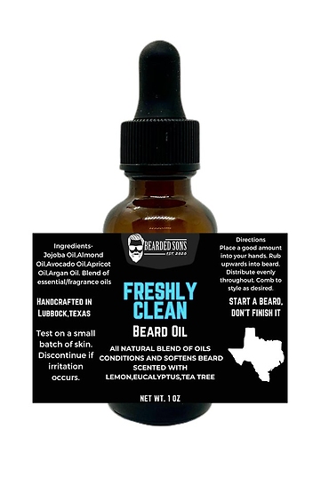 Freshly Clean Beard Oil (1 Oz)
