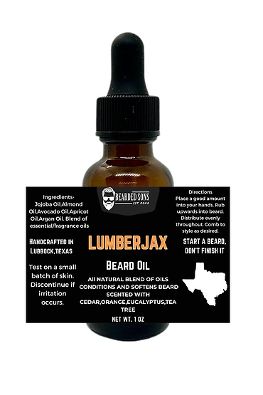 Lumberjax Beard Oil (1 Oz)