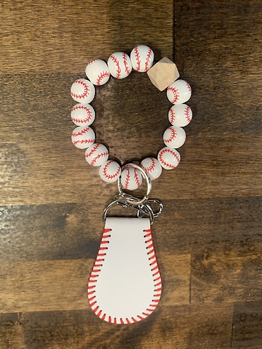 Baseball Bracelet/Keychain