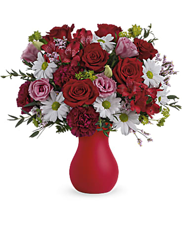 Kissed With Crimson Bouquet