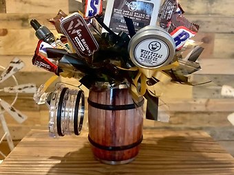 Whiskey Barrel Mixed Bouquet