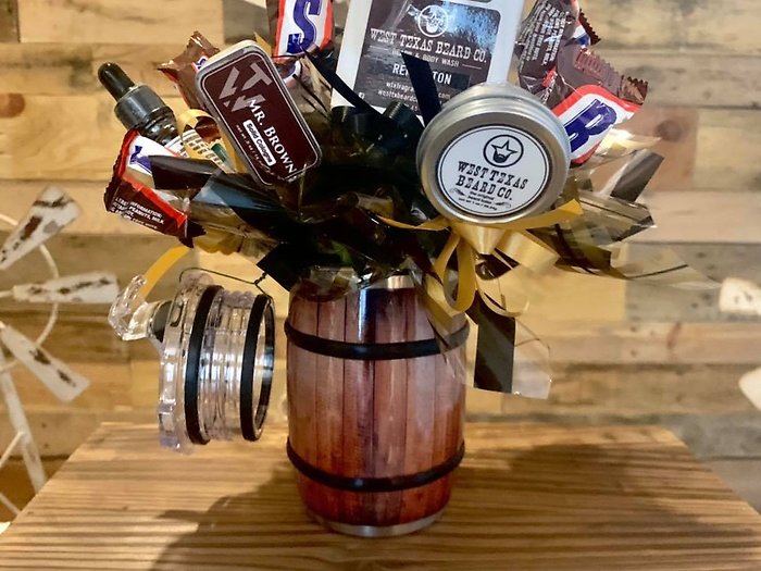 Whiskey Barrel Mixed Bouquet