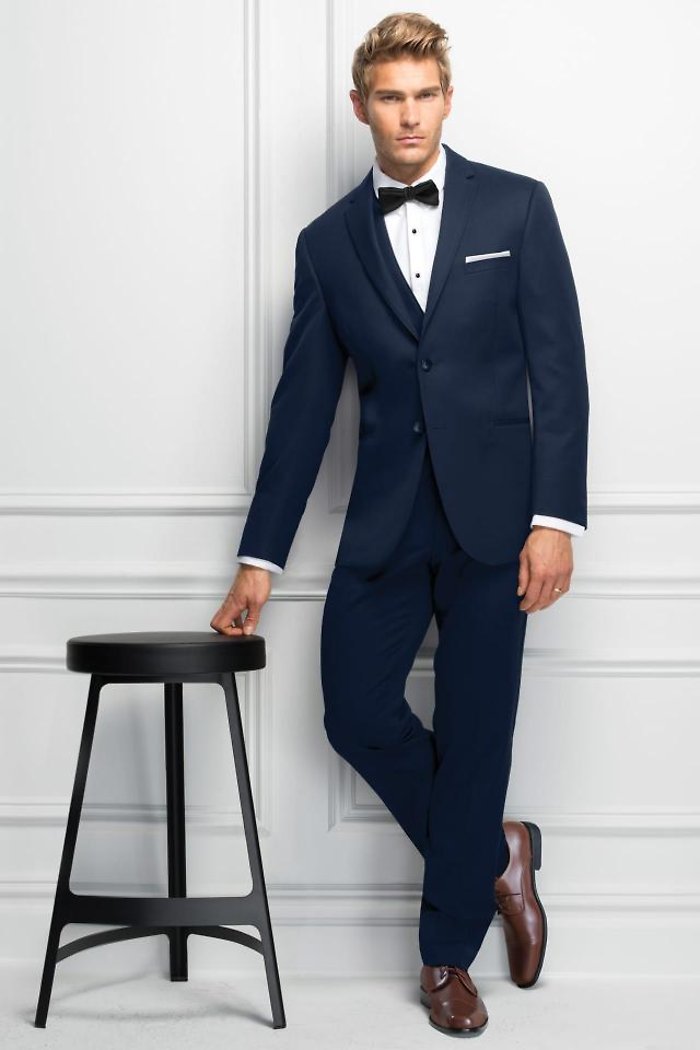 ULTRA SLIM NAVY STERLING WEDDING SUIT