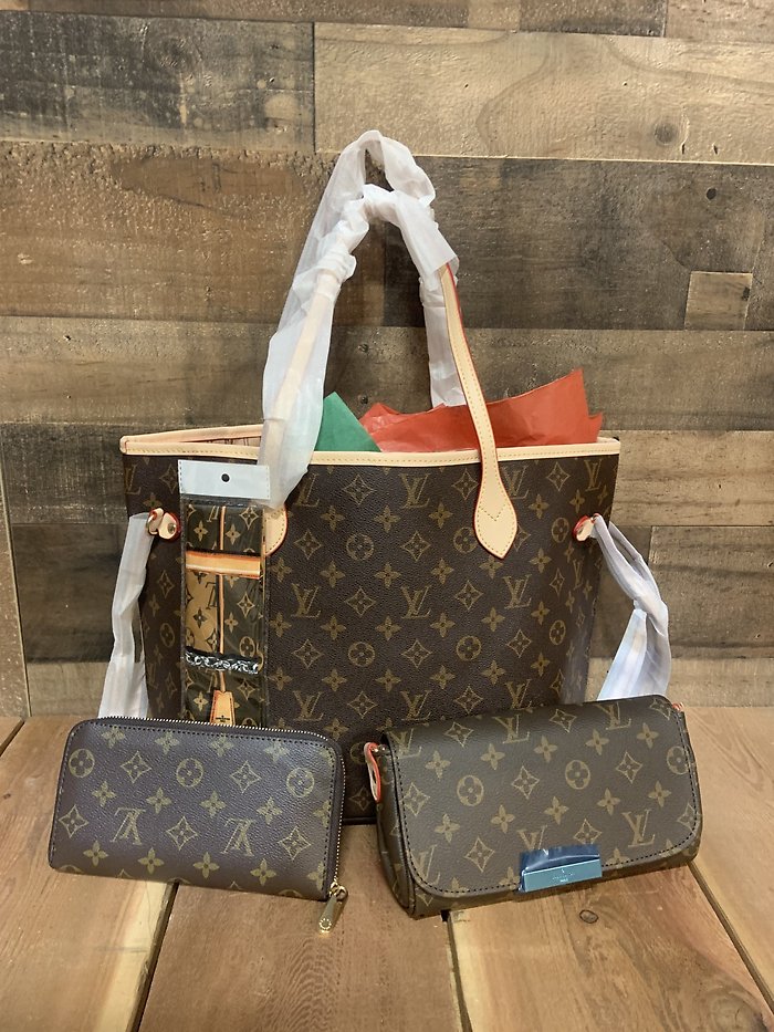 4 Piece Set Brown