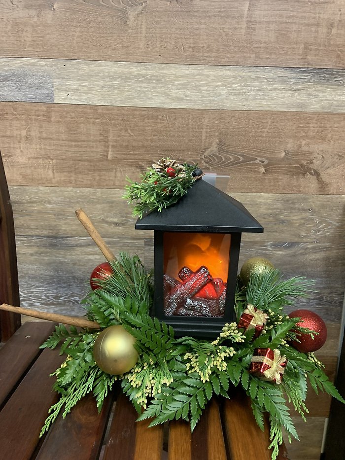 Yuletide Holidays with fireplace