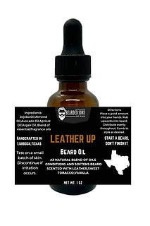 Leather Up Beard Oil (1 Oz)