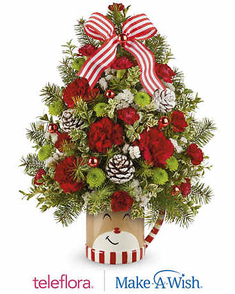 Teleflora Send A Hug Merry Reindeer Tree