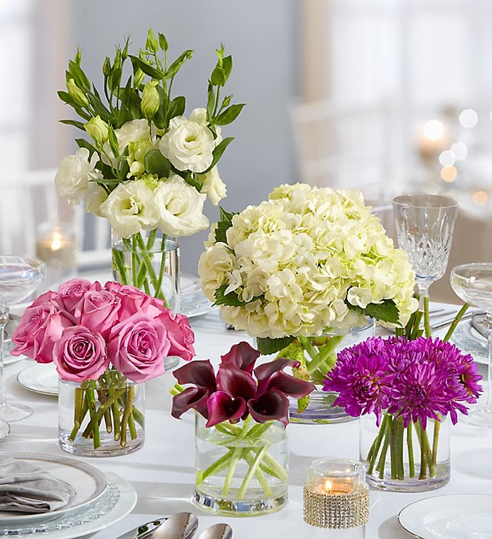 Purple Elegance Centerpiece Package