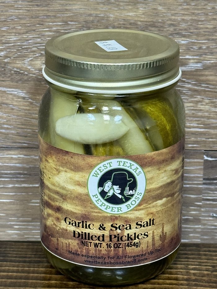 Garlic & Sea Salt Dill Pickles 16 Oz