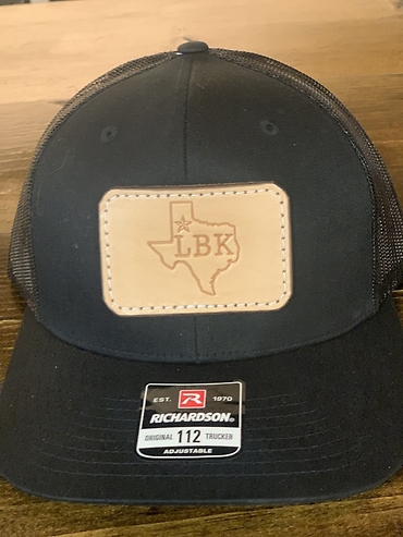 Lubbock Texas Hat- Black