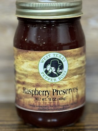 Raspberry Preserves 16 Oz