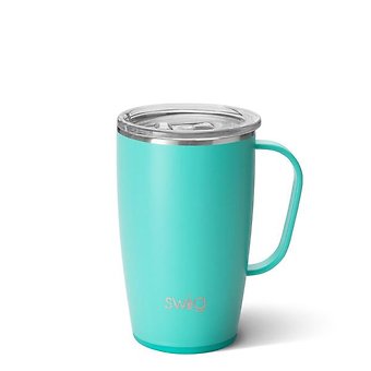 Matte Aqua Travel Mug (18oz)