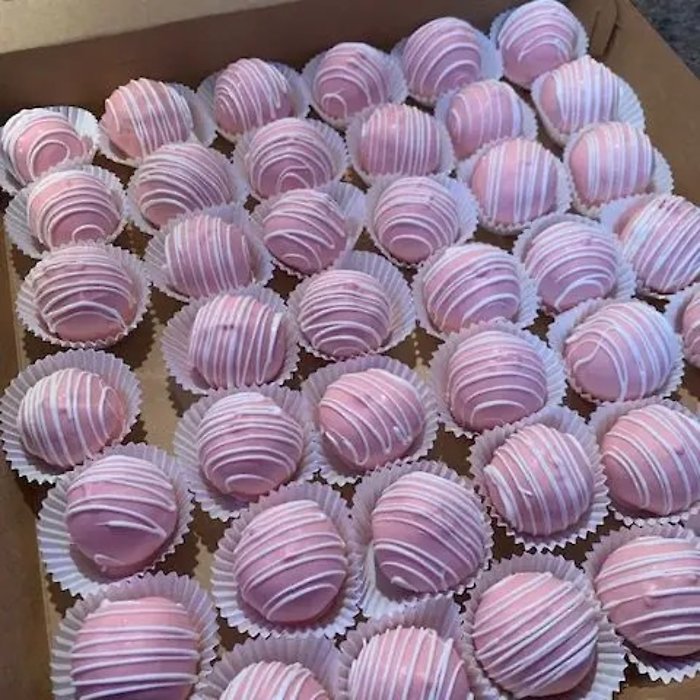 Strawberry Cake Balls