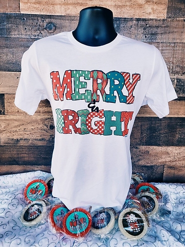 Merry and Bright Holiday Shirt