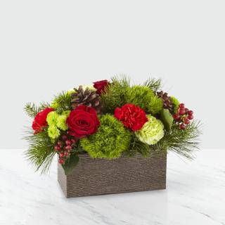 The FTD Christmas Cabin Bouquet